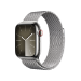 Apple Watch Series 9 41 mm Digital 352 x 430 pixels Touchscreen 4G Silver Wi-Fi GPS (satellite)