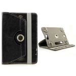 Advanced Accessories Universal 7" 360° Rotation Stand Flip Case-Black