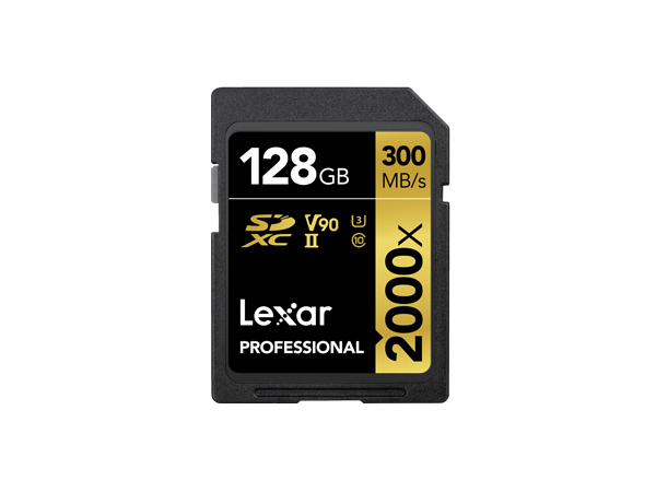 Lexar 2000x memory card 128 GB SDHC Class 10