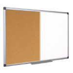 Bi-Office XA0502170 insert notice board Indoor White, Wood Aluminium