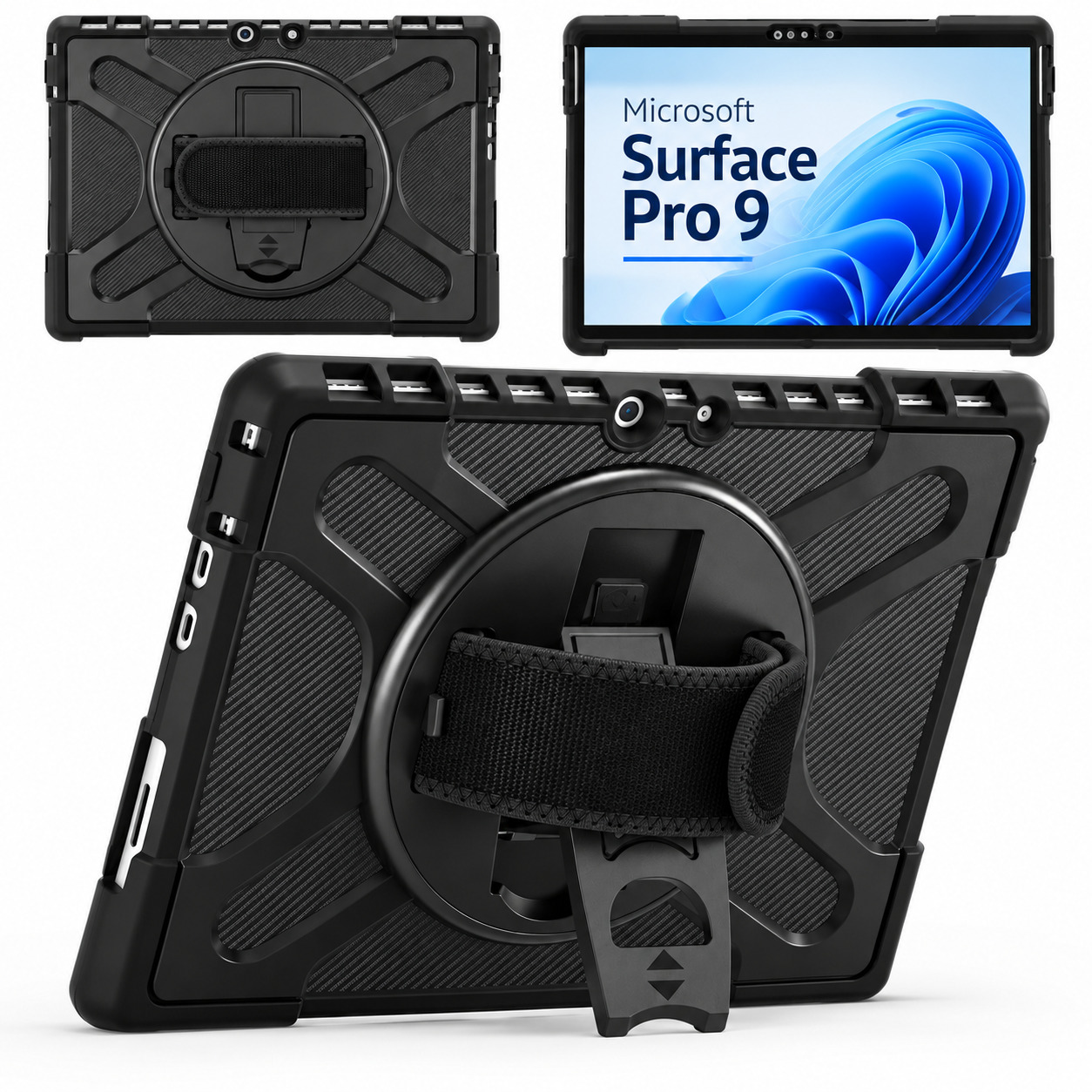 JLC Microsoft Surface Pro 9 Wolverine NO Screen & No Shoulder Strap (Compatible with Microsoft Keyboard)