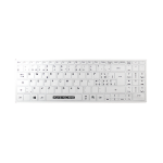 Man & Machine Its Cool Flat keyboard Universal USB QWERTZ German White