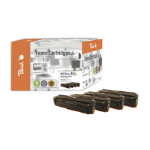 Peach PT364 tonercartridge 4 stuk(s) Zwart, Cyaan, Magenta, Geel