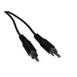 Cables Direct 1.2m RCA/RCA audio cable 10 m Black