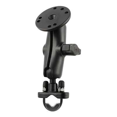 RAM Mounts Handlebar U-Bolt Double Ball Mount with Round Plate