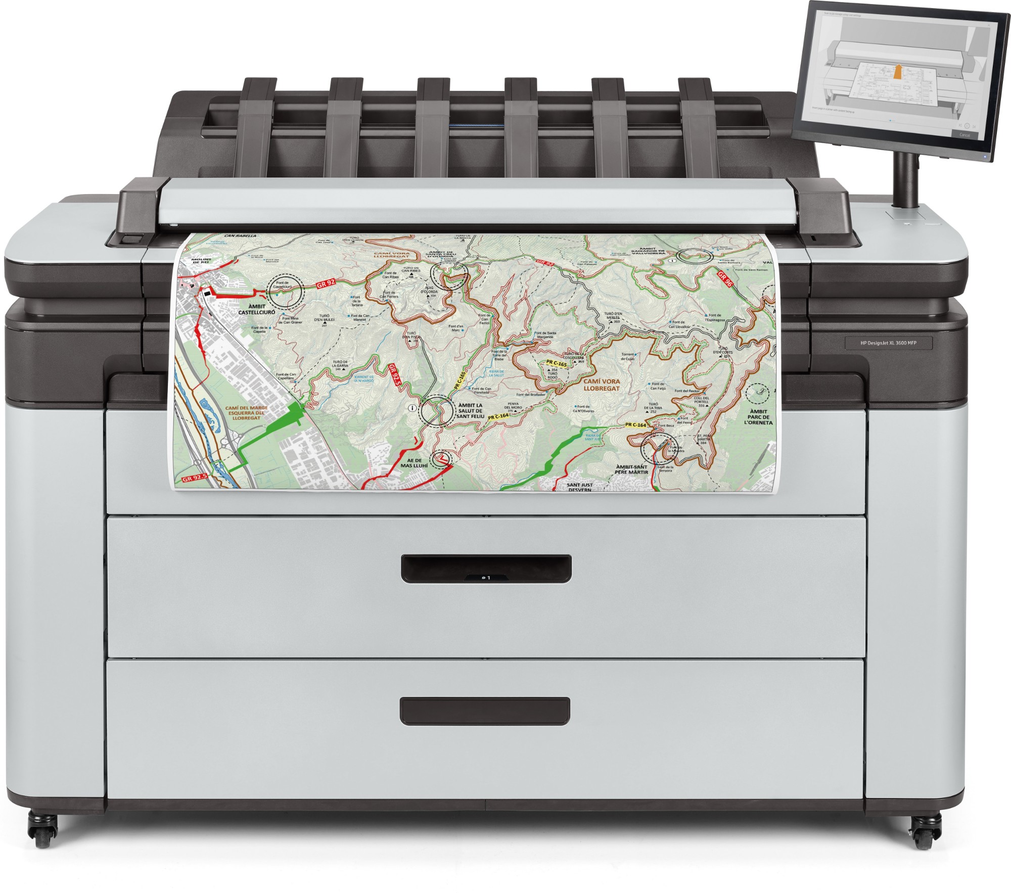 HP DesignJet XL 3600 36in Multifunction Printer, 0 in distributor