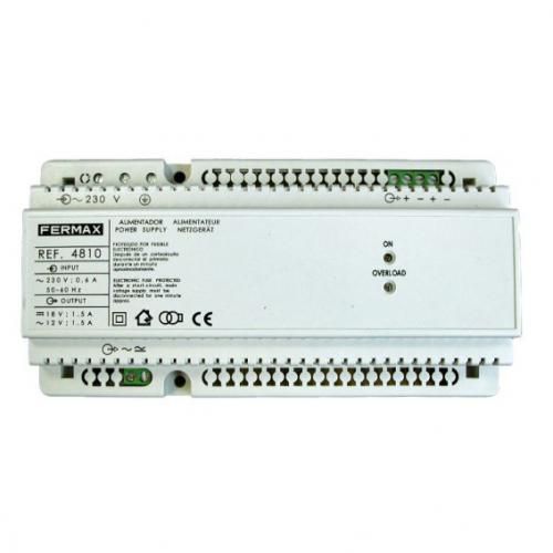 DIN10 Rail Mount PSU  230VAC/12VAC/18VDC, 1.5Amp thumbnail