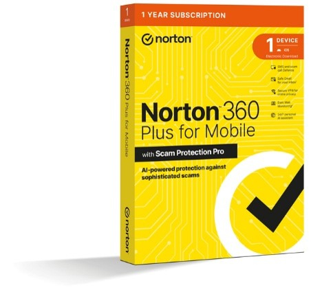 Norton Dark 360 Plus For Mobile - 1 User / 1 Device / 12 Months Antivirus S