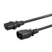 Monoprice 27311 power cable Black 59.1" (1.5 m) C14 coupler IEC C13
