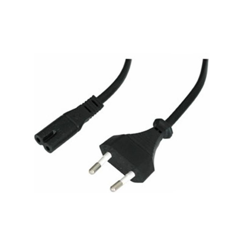 Image of FDL 2M EUROPEAN MAINS PLUG TO C7 FIGURE 8 SOCKET CABLE