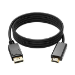 JLC JLCDP-H2MC DisplayPort cable 2 m Black