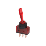 Maplin Illuminated Toggle Switch - Red