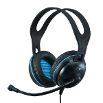 Andrea Communications While Stocks Last - Andrea Communications EDU-455M Binaural headset;  single 3.5mm plug.