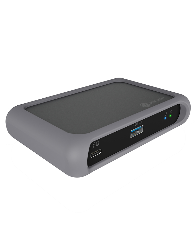 Image of ICY BOX IB-HUB801-TB4 - Thunderbolt 4 - Thunderbolt 4 - USB 3.2...