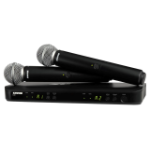Shure BLX288E/SM58-H8E - wireless system with receiver and two SM58 microphones