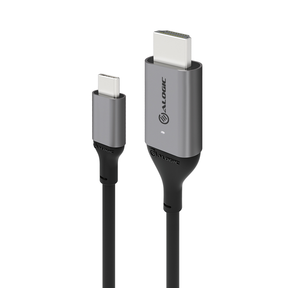 Photos - Cable (video, audio, USB) ALOGIC 1m Ultra USB-C  to HDMI  Cable - 4K @60Hz ULCHD01-SGR (Male)