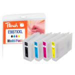 Peach PI200-816 inktcartridge 4 stuk(s) Compatibel Extra (Super) hoog rendement Zwart, Cyaan, Magenta, Geel