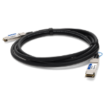 AddOn Networks FN-CABLE-QSFP28-5-AO InfiniBand/fibre optic cable 196.9" (5 m) DAC Black