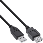 InLine USB 2.0 Extension Cable Type A male / female, black, 5m