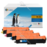 G&G Image 16019/NT-PB243BK|C|M|Y-4 Toner MultiPack Bk,C,M,Y, 4x4K pages Pack=4 (replaces Brother TN243CMYK) for Brother HL-L 3210
