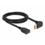 DeLOCK DisplayPort extension cable male 90° upwards angled to female 8K 60 Hz 2 m