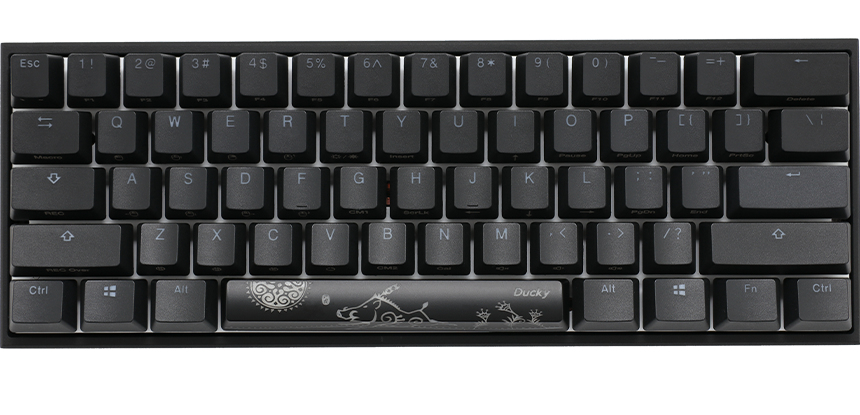 Image of Ducky Mecha Mini keyboard USB UK English Black