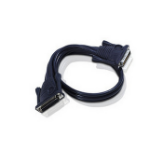 ATEN 0.6m DB25 serial cable Black 23.6" (0.6 m)