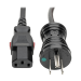 Tripp Lite P006-L25-HG15 power cable Black 299.2" (7.6 m) NEMA 5-15P IEC C13