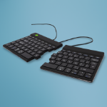 R-Go Tools Ergonomic keyboard R-Go Split Break v2 with break software, ergonomic split keyboard, AZERTY (BE), Wired, black