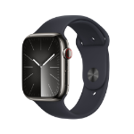 Apple Watch Series 9 (Demo) 45 mm Digital 396 x 484 pixels Touchscreen 4G Graphite Wi-Fi GPS (satellite)
