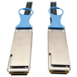 Tripp Lite N282-03M-28-BK QSFP28 to QSFP28 100GbE Passive DAC Cable (M/M), QSFP-100G-CU3M Compatible, 3M (9.84 ft.)