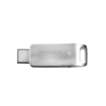 Intenso cMobile Line USB flash drive 128 GB USB Type-A / USB Type-C 3.2 Gen 1 (3.1 Gen 1) Silver