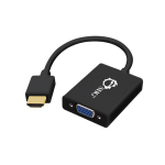 Siig CE-H22311-S1 video cable adapter VGA (D-Sub) HDMI Type A (Standard) Black