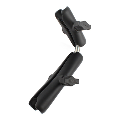 RAM Mounts Double Socket Arm with Dual Extension and Ball Adapter