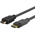 Vivolink PRODPHDMI4K1.5 video cable adapter 1.5 m DisplayPort HDMI Black