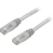 Deltaco F/UTP, Cat5e patchkabel, 3m, grå