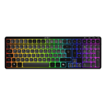 Acteck Techno Pro TI790 teclado Hogar / Oficina RF inalámbrico + bluetooth QWERTY Español Negro