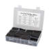 LogiLink Shrink Tube Set, 300 pcs, 45mm length, 3:1 shrink ratio, black