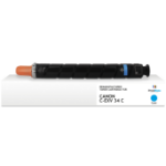 PrintMate CANON C-EXV34 C, remanufactured toner, Cyan 19000p