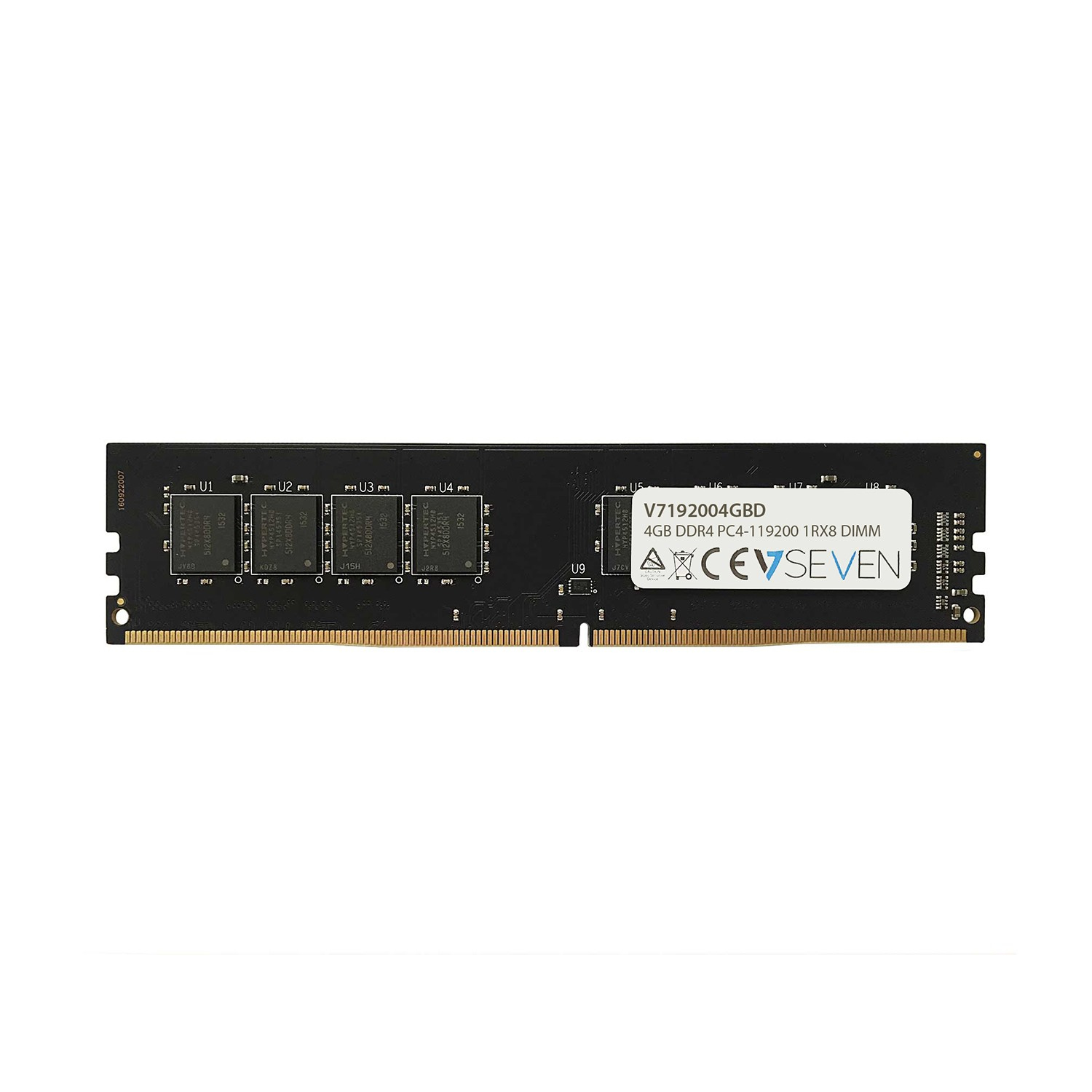 V7 4GB DDR4 PC4-19200 - 2400MHz DIMM Desktop Memory Module - V7192004GBD