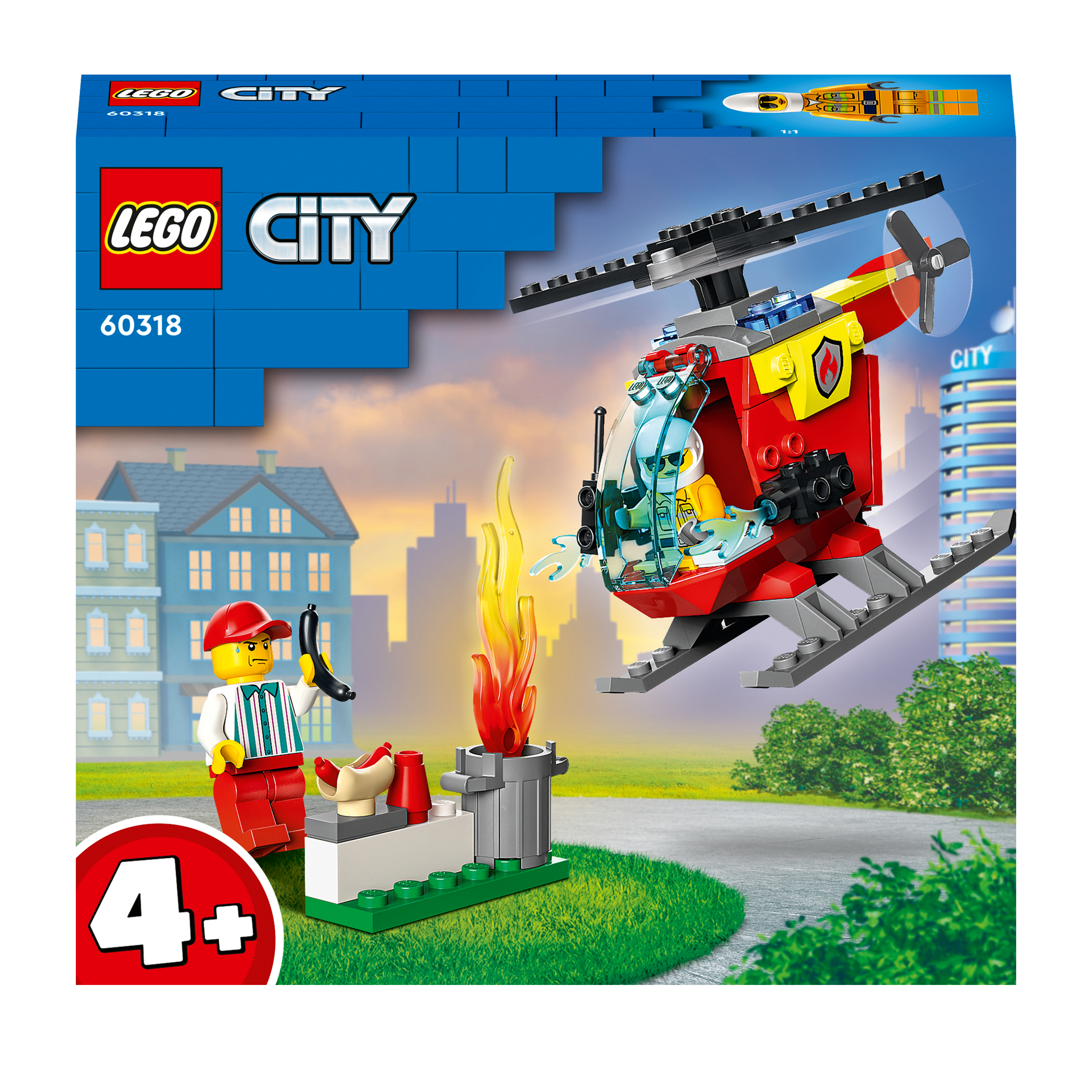 Image of LEGO City Feuerwehrhubschrauber| 60318