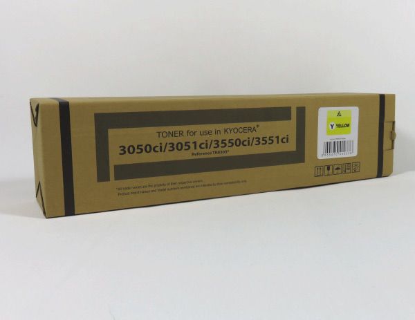 Image of DATA DIRECT Kyocera 3050 3550 3051 Toner Yellow Compatible TK8305Y