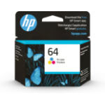 HP 64 Tri-color Original Ink Cartridge