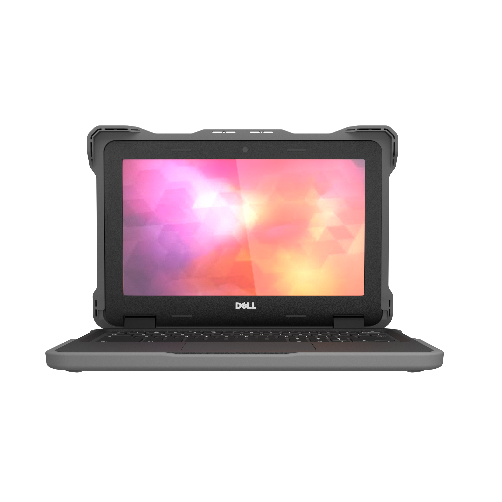 MAXCases Extreme Shell-F Slide Case (ESL bottom panel) for Dell 3120 Windows Clamshell 11.6" (Gray/Clear)
