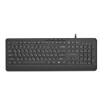 GEM bird KB-MCH-05-CYRL Slim wired multimedia keyboard, black, RU layout