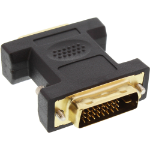InLine DVI-D Adapter DVI-I 24+5 female / DVI-D 24+1 male gold plated