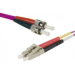 Hypertec 391768-HY InfiniBand/fibre optic cable 20 m LC ST OM3 Purple