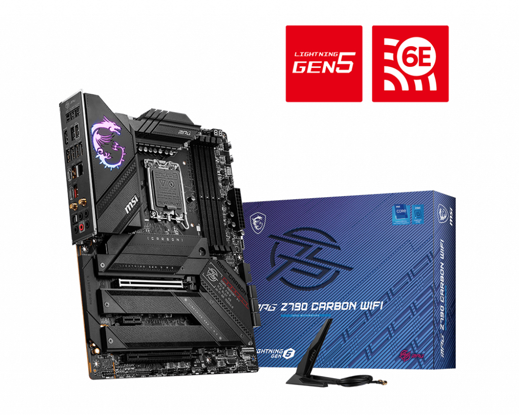 Image of MSI MPG Z790 CARBON WIFI motherboard Intel Z790 LGA 1700 ATX
