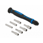 DeLOCK Screwdriver Set 8 pieces external hexagonal hollow shaft 2.5 - 5.5 mm