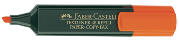 Image of Faber-Castell 154815 marker 1 pc(s) Chisel tip Orange